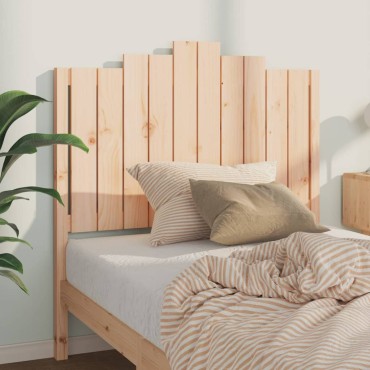 vidaXL Κεφαλάρι Κρεβατιού 106x4x110cm από Μασίφ Ξύλο Πεύκου 1 τεμ.