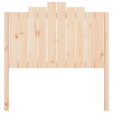 vidaXL Κεφαλάρι Κρεβατιού 106x4x110cm από Μασίφ Ξύλο Πεύκου 1 τεμ.