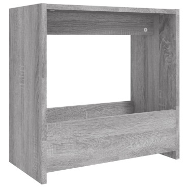 vidaXL Βοηθητικό Τραπέζι Γκρι Sonoma 50x26x50cm Επεξεργασμένο Ξύλο 1 τεμ.