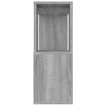 vidaXL Βιβλιοθήκη/Διαχωριστικό Χώρου Γκρι Sonoma 80x24x63cm 1 τεμ.