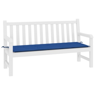 vidaXL Μαξιλάρι Πάγκου Κήπου Μπλε Ρουά 200x50x4cm Ύφασμα Oxford