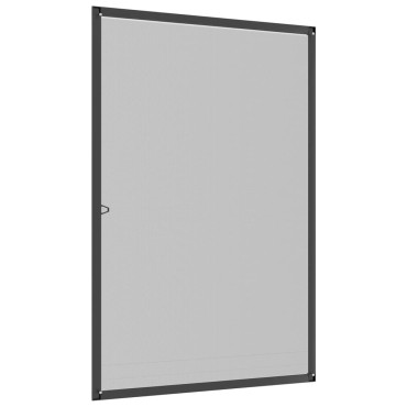 vidaXL Σήτα Εντόμων για Παράθυρα Ανθρακί 90 x 120 εκ.