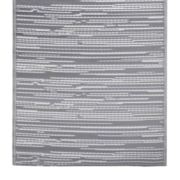 vidaXL Χαλί εξωτερικού χώρου ARAKIL Γκρι 80x150 cm PP