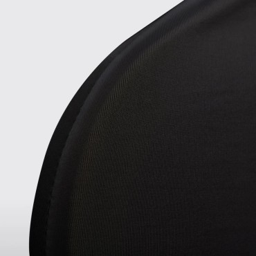 vidaXL Καλύμματα Καρέκλας Ελαστικά 4 τεμ. Μαύρα