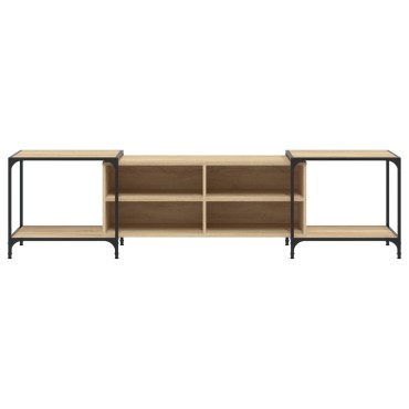 vidaXL Έπιπλο Τηλεόρασης Sonoma Δρυς 203x37x50cm Επεξεργασμένο Ξύλο