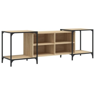vidaXL Έπιπλο Τηλεόρασης Sonoma Δρυς 153x37x50cm Επεξεργασμένο Ξύλο