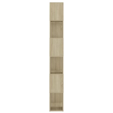 vidaXL Βιβλιοθήκη/Διαχωρισ. Χώρου Sonoma Δρυς 60x24x186cm Μοριοσανίδα 1 τεμ.