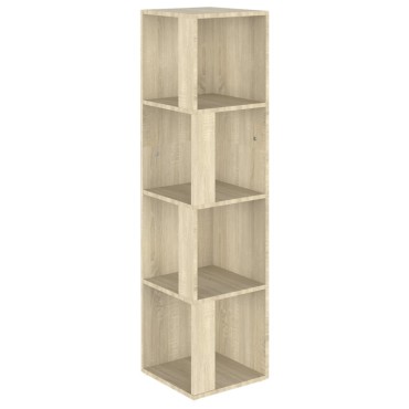 vidaXL Ντουλάπι Γωνία Sonoma Oak 33x33x132cm από Μοριοσανίδα 1 τεμ.