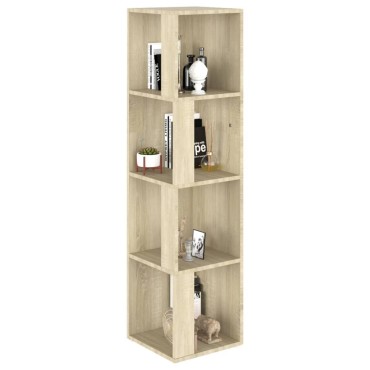 vidaXL Ντουλάπι Γωνία Sonoma Oak 33x33x132cm από Μοριοσανίδα 1 τεμ.