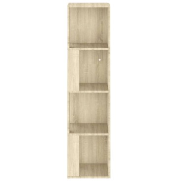 vidaXL Ντουλάπι Γωνία Sonoma Oak 33x33x132cm από Μοριοσανίδα 1 τεμ.