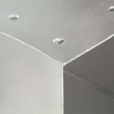 vidaXL Σύνδεσμος Στύλου Σχήματοςx71x71 χιλ. από Γαλβανισμένο Μέταλλο
