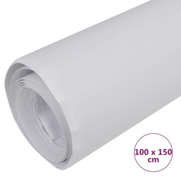 vidaXL Μεμβράνη Αυτοκινήτου Λευκό Ματ 100 x 150 εκ.