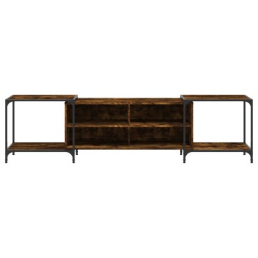 vidaXL Έπιπλο Τηλεόρασης Καπνιστή Δρυς 203x37x50cm Επεξεργ. Ξύλο