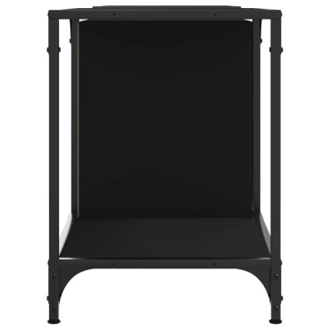 vidaXL Έπιπλο Τηλεόρασης Μαύρο 153x37x50cm Επεξεργασμένο Ξύλο