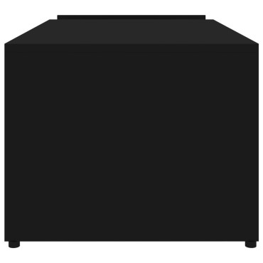 vidaXL Τραπεζάκι Σαλονιού Μαύρο 90x45x35cm από Επεξ. Ξύλο 1 τεμ.