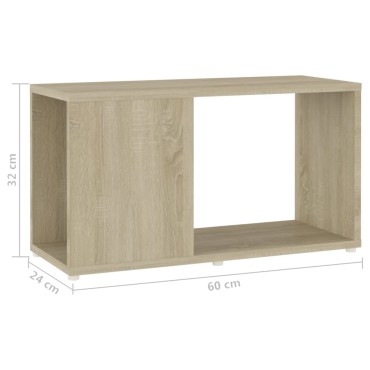 vidaXL Έπιπλο Τηλεόρασης Sonoma Oak 60x24x32cm από Μοριοσανίδα