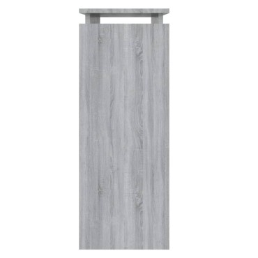 vidaXL Τραπέζι Κονσόλα Γκρι Sonoma 80x30x80cm Επεξεργασμένο Ξύλο 1 τεμ.