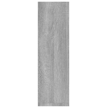 vidaXL Ραφιέρες Τοίχου 2 τεμ. Γκρι Sonoma 50 x15x50cm Επεξ. Ξύλο