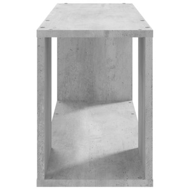 vidaXL Έπιπλο Τηλεόρασης Γκρι Σκυροδέματος 80x24x32cm Μοριοσανίδα
