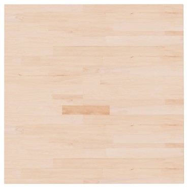 vidaXL Επιφάνεια Τραπεζιού Τετράγωνη 80x80x4cm Μασίφ Ξύλο Δρυς 1 τεμ.