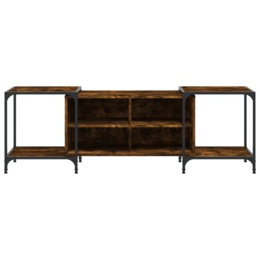 vidaXL Έπιπλο Τηλεόρασης Καπνιστή Δρυς 153x37x50cm Επεξεργ. Ξύλο