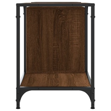 vidaXL Έπιπλο Τηλεόρασης Καφέ Δρυς 153x37x50cm από Επεξεργ. Ξύλο