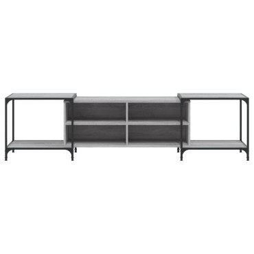 vidaXL Έπιπλο Τηλεόρασης Γκρι Sonoma 203x37x50cm Επεξεργ. Ξύλο