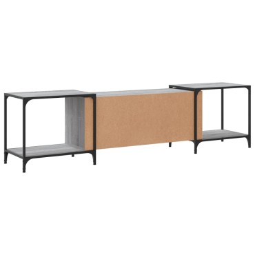 vidaXL Έπιπλο Τηλεόρασης Γκρι Sonoma 203x37x50cm Επεξεργ. Ξύλο