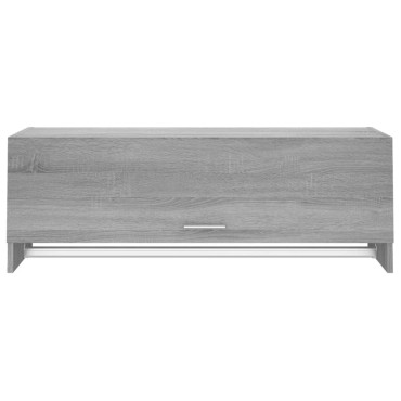 vidaXL Ντουλάπα Γκρι Sonoma 100x32,5x35cm από Επεξεργασμένο Ξύλο 1 τεμ.