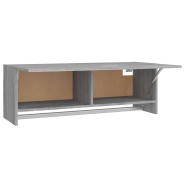 vidaXL Ντουλάπα Γκρι Sonoma 100x32,5x35cm από Επεξεργασμένο Ξύλο 1 τεμ.