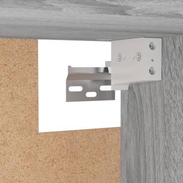 vidaXL Ντουλάπα Γκρι Sonoma 100x32,5x35cm από Επεξεργασμένο Ξύλο 1 τεμ.