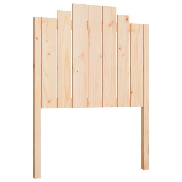 vidaXL Κεφαλάρι Κρεβατιού 81x4x110cm από Μασίφ Ξύλο Πεύκου 1 τεμ.