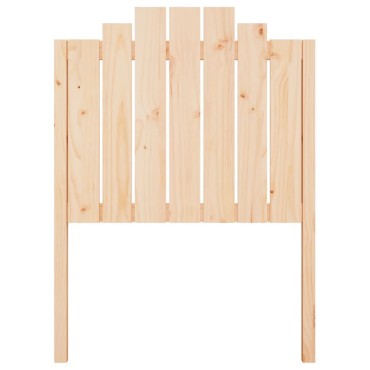 vidaXL Κεφαλάρι Κρεβατιού 81x4x110cm από Μασίφ Ξύλο Πεύκου 1 τεμ.
