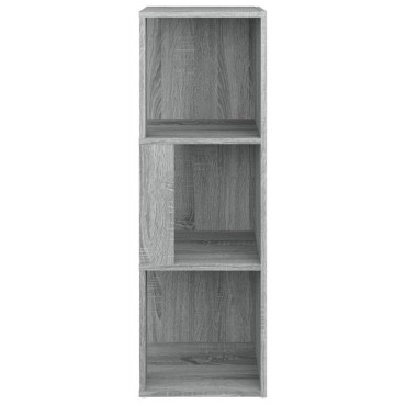 vidaXL Γωνιακό Έπιπλο Γκρι Sonoma 33x33x100cm από Επεξεργ. Ξύλο