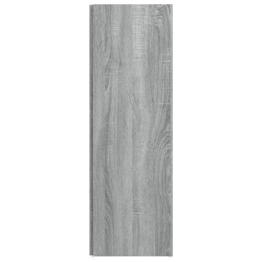 vidaXL Γωνιακό Έπιπλο Γκρι Sonoma 33x33x100cm από Επεξεργ. Ξύλο