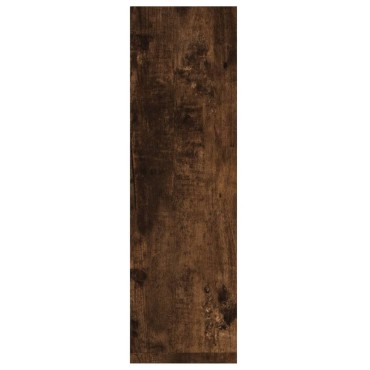 vidaXL Ραφιέρες Τοίχου 2 τεμ. Καπνιστή Δρυς 50x15x50cm Επεξεργ. Ξύλο