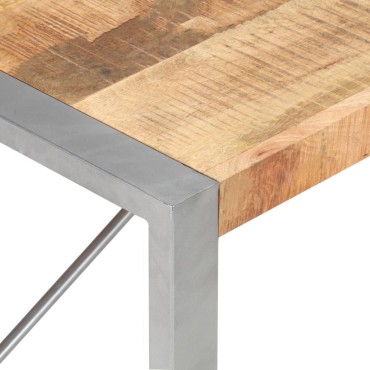 vidaXL Τραπεζάκι Σαλονιού 120x60x40cm Ακατέργαστο Ξύλο Μάνγκο 1 τεμ.