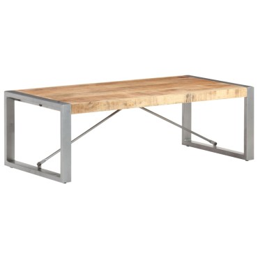 vidaXL Τραπεζάκι Σαλονιού 120x60x40cm Ακατέργαστο Ξύλο Μάνγκο 1 τεμ.