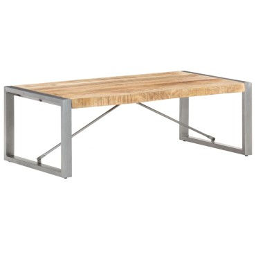 vidaXL Τραπεζάκι Σαλονιού 120x60x40cm Ακατέργαστο Ξύλο Μάνγκο 1 τεμ.