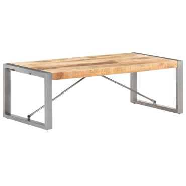 vidaXL Τραπεζάκι Σαλονιού 120x60x40cm Ακατέργαστο Ξύλο Μάνγκο 1 τεμ.