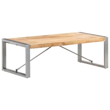 vidaXL Τραπεζάκι Σαλονιού 120x60x40cm Ακατέργαστο Ξύλο Μάνγκο 1 τεμ.