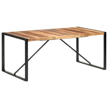 vidaXL Τραπεζαρία 180x90x75cm από Μασίφ Ξύλο 1 τεμ.