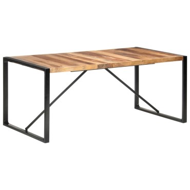 vidaXL Τραπεζαρία 180x90x75cm από Μασίφ Ξύλο 1 τεμ.