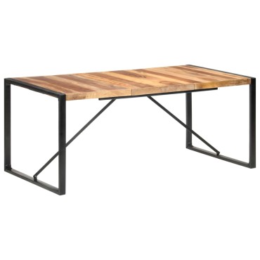 vidaXL Τραπεζαρία 180x90x75cm από Μασίφ Ξύλο 1 τεμ.