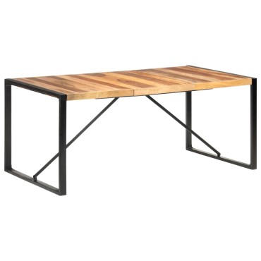 vidaXL Τραπεζαρία 180x90x75cm από Μασίφ Ξύλο 1 τεμ.