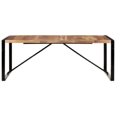 vidaXL Τραπεζαρία 200x100x75cm από Μασίφ Ξύλο 1 τεμ.