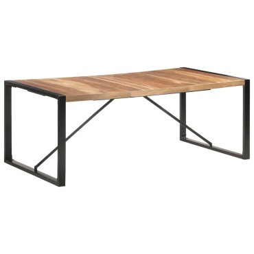 vidaXL Τραπεζαρία 200x100x75cm από Μασίφ Ξύλο 1 τεμ.