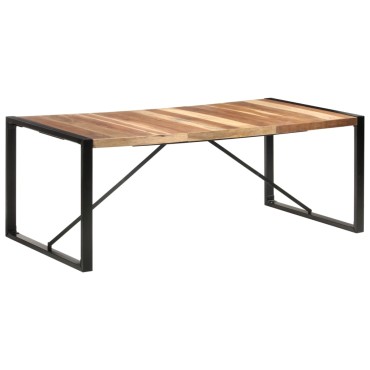 vidaXL Τραπεζαρία 200x100x75cm από Μασίφ Ξύλο 1 τεμ.