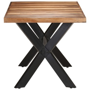 vidaXL Τραπεζαρία 160x80x75cm Μασίφ Ξύλο & Μελί Φινίρισμα 1 τεμ.