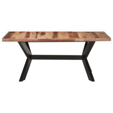 vidaXL Τραπεζαρία 180x90x75cm Μασίφ Ξύλο & Μελί Φινίρισμα 1 τεμ.